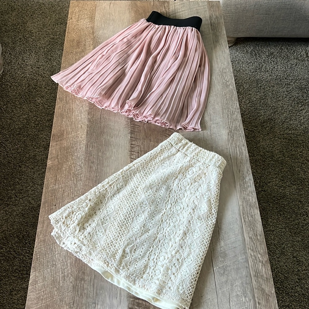 Lot of 2 new skirts size small